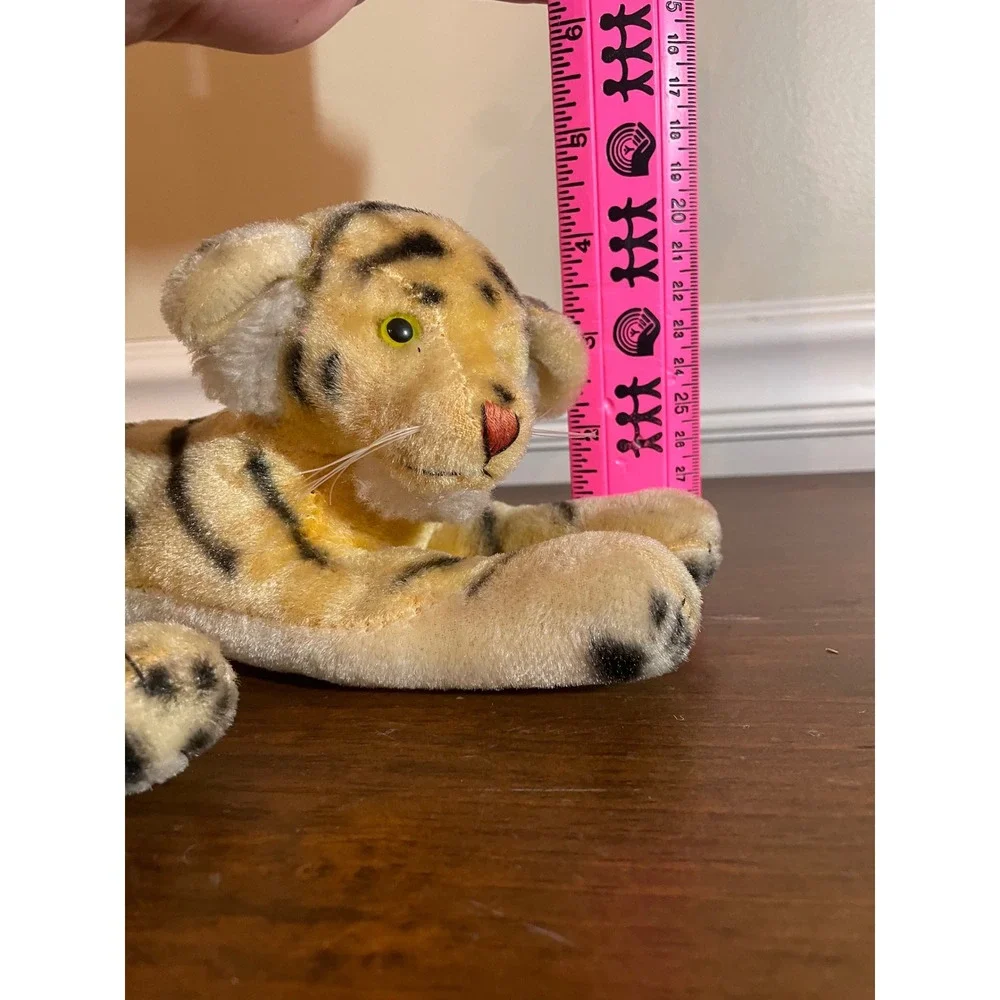 Vintage Tiger Cub Plush Stuffed Animal Herman Pecker Striped 9 Inch Toy